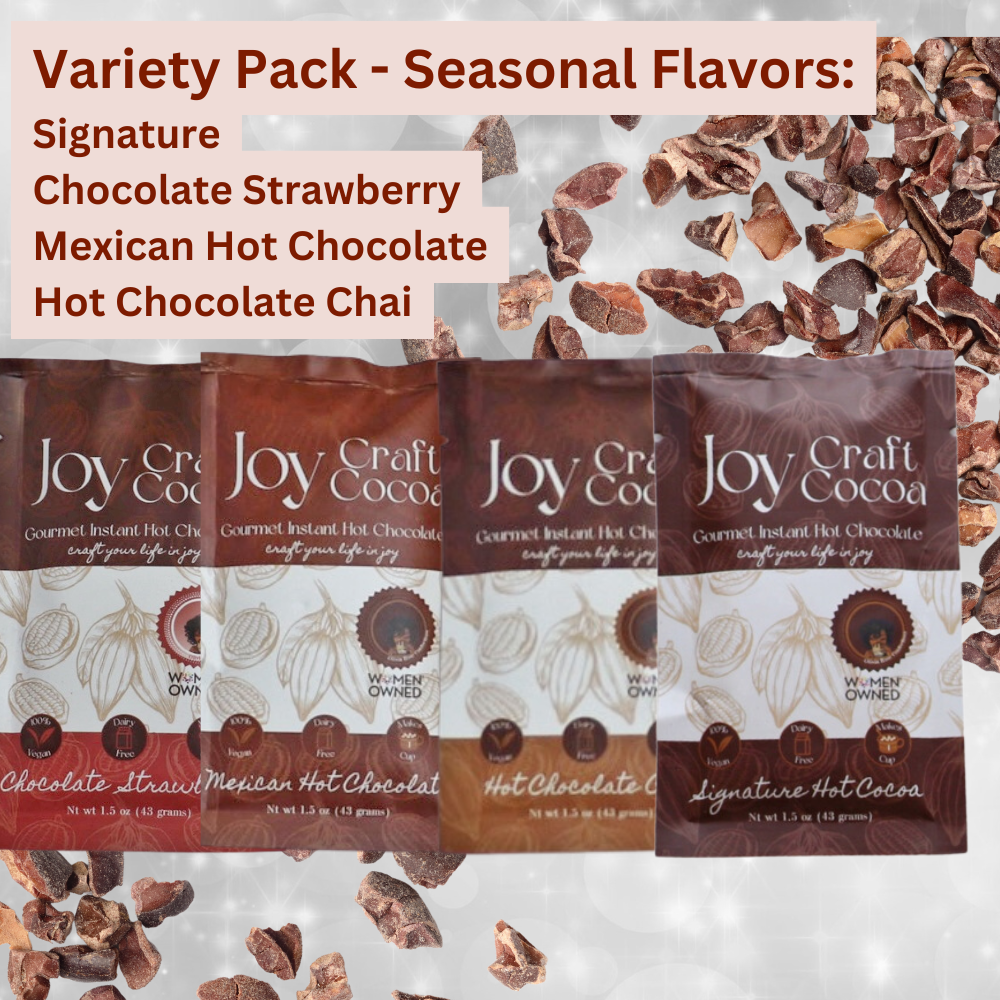 Joy Craft Cocoa Variety Pack  - Indulge in Gourmet Cocoa