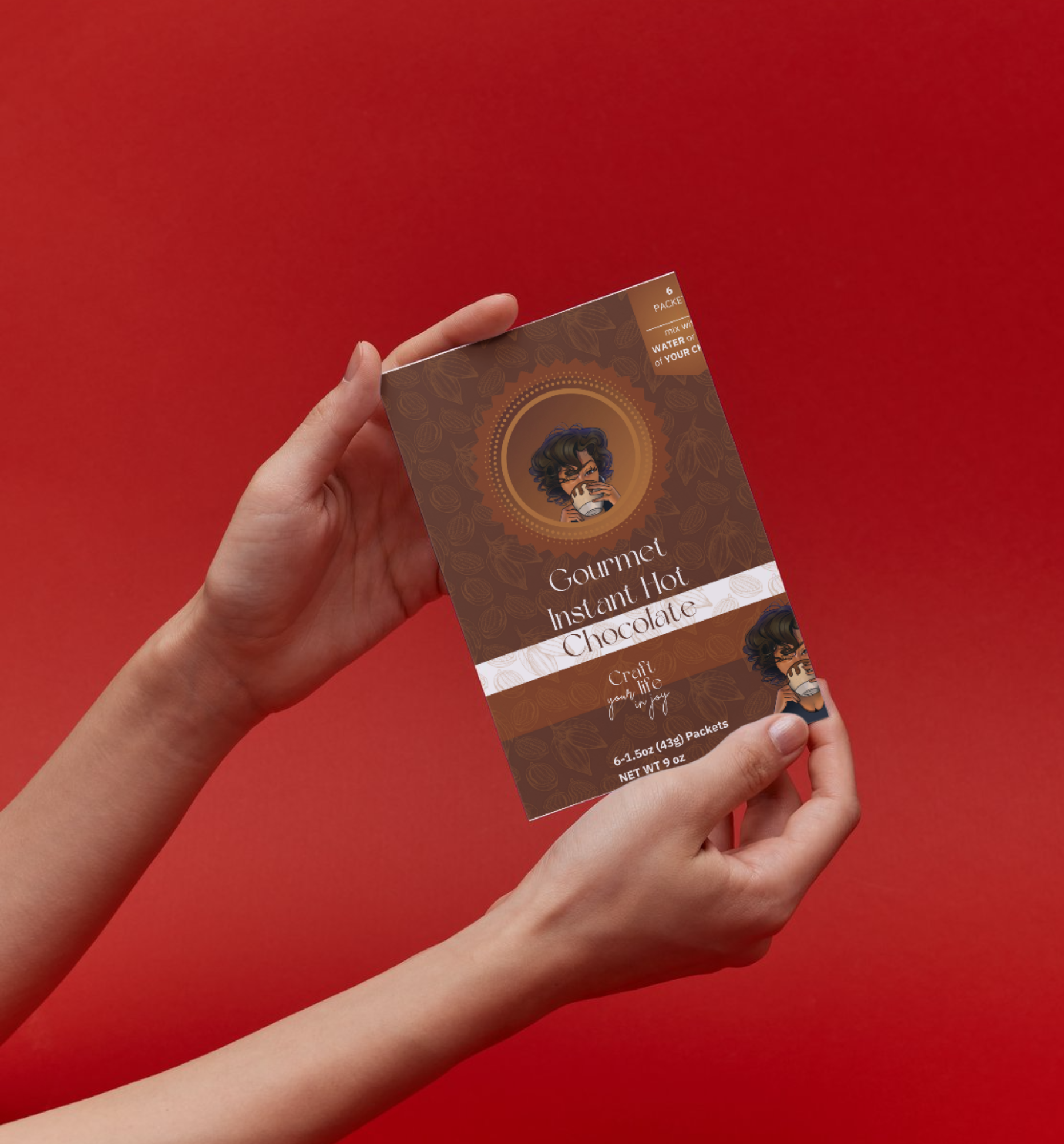 Signature Hot Chocolate - Single Serving Packets 1.5 oz, Joy Craft